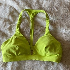 Athleta bra size small VGUC bright yellow